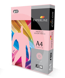 A4 Paperline Pink / Rose Coloured Paper, 80gsm, 210mm x 297mm, 500 Sheets SPPLP4080PN
