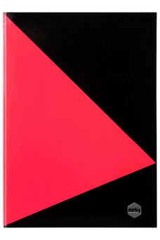 A4 Red & Black Ruled Notebook, 200 Pages AO18960