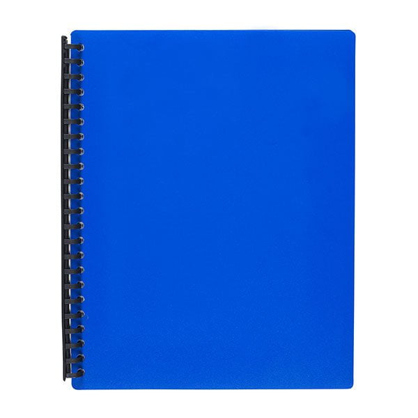 A4 Refillable Display Book 40 pocket Blue AO2007401