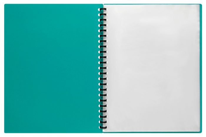 A4 Refillable Display Book 40 pocket Green AO2007404