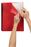 A4  Refillable Display Book 40 pocket Red AO2007403