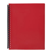 A4  Refillable Display Book 40 pocket Red AO2007403