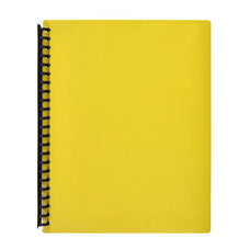 A4 Refillable Display Book 40 pocket Yellow AO2007405