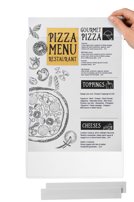 A4 Slide-In Wall Mountable Document / Menu Protector AO90084