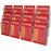 A4 Wall Mount Brochure Holder 12 x A4 AO48438