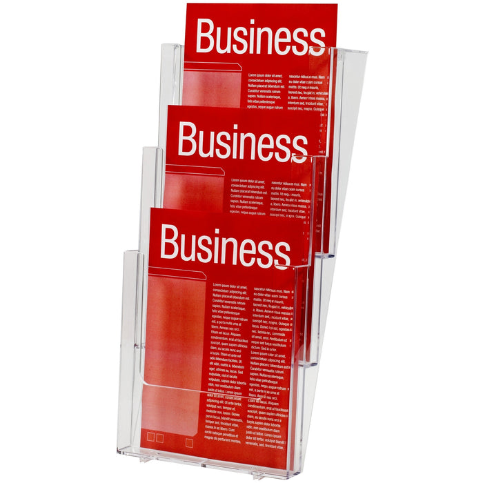A4 Wall Mount Brochure Holder 3 Compartment AO39672