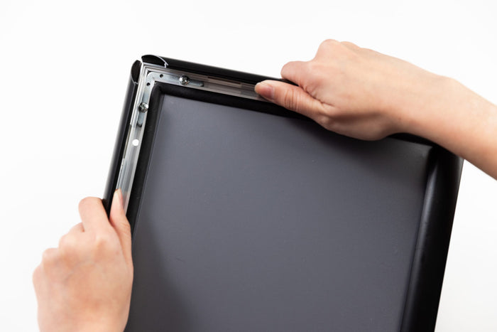 A4 Waterproof Snap Frame, Black, 343mm x 256mm x 13mm (For A4 Poster) LX82544WP