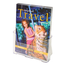 A5 Brochure Holder Single Pocket - Landscape Freestanding LX74001