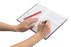 A5 Red & Black Ruled Notebook, 200 Pages AO18962