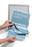 A4 Duraframe Durable Self Adhesive Poster / Sign Holder, Silver
