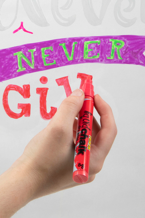 Texta Liquid Chalk Marker Bullet Dry Wipe Red