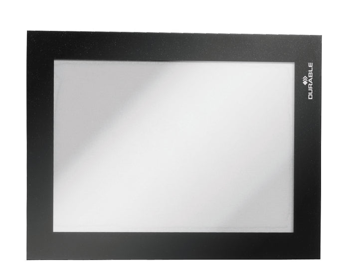 A6 Duraframe Durable Self Adhesive Poster / Sign Holder - 2's Pack AO487001