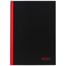 A6 Red & Black Indexed Book CX120231