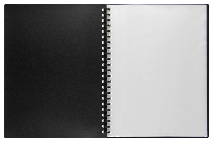 A4 Refillable Display Book 40 pocket Black