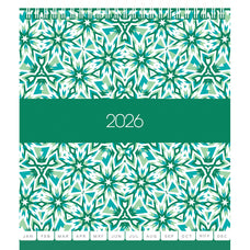 2026 Collins Desk Calendar, Cosmo, Golden Wiro Bound, 175mm x 210mm