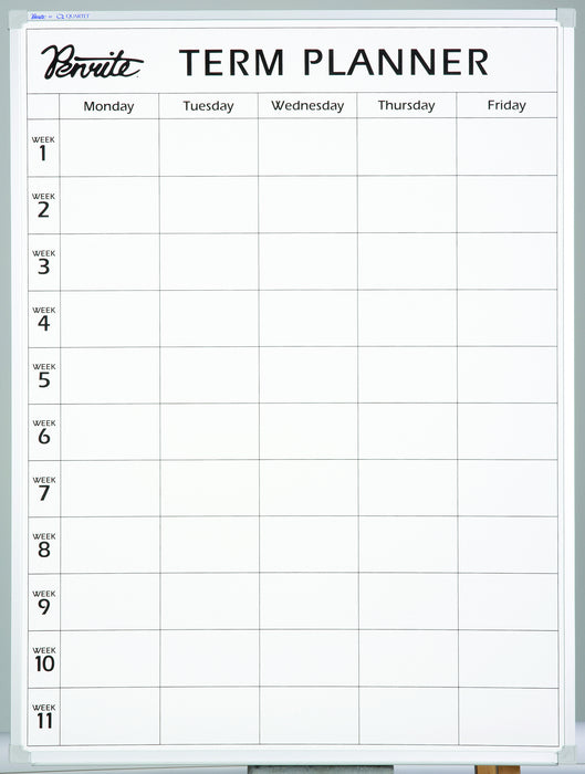 Quartet Penrite Term Planner Board 900 x 1200mm