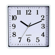 Carven Quartz Wall Clock 250mm White