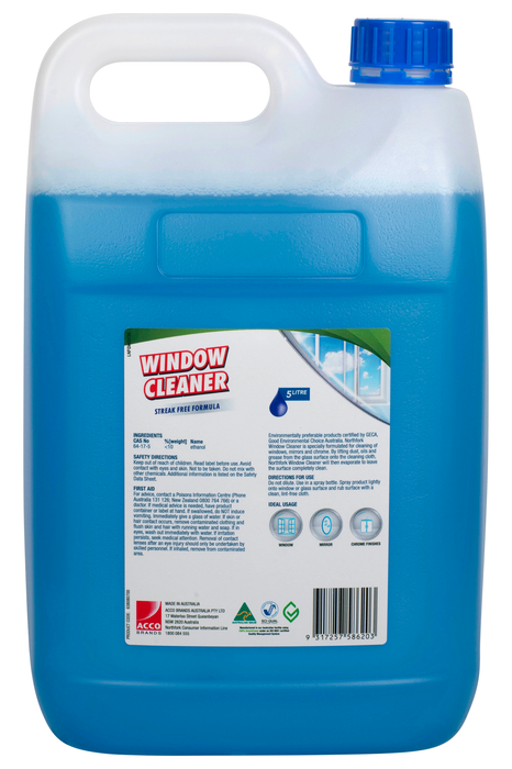 Northfork GECA Window And Glass Cleaner 3 x 5 Litres