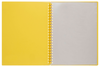 Marbig A4 20 Pocket Refillable Display Book, Translucent Yellow Cover