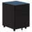 Accent Steel Mobile Pedestal Filing Cabinet, Standard 600H x 390W x 500D mm, Black AT5795-1302055