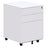 Accent Steel Mobile Pedestal Filing Cabinet, Standard 600H x 390W x 500D mm, White AT5795-1302468