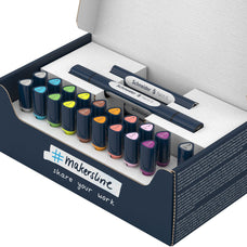 ACME Schneider Twinmarker Paint-It 040 Brush + Round Complete Set V2, pieces, Assorted Colours