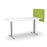 Acoustic Desk Divider 540mm x 800mm, Choice of Colours Apple Green BVADORIGINAL0408AG