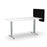 Acoustic Desk Divider 540mm x 800mm, Choice of Colours Black BVADORIGINAL0408BB