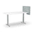 Acoustic Desk Divider 540mm x 800mm, Choice of Colours Dark Silvery Grey BVADORIGINAL0408DS