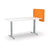 Acoustic Desk Divider 540mm x 800mm, Choice of Colours Orange BVADORIGINAL0408OO