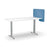 Acoustic Desk Divider 540mm x 800mm, Choice of Colours Sky Blue BVADORIGINAL0408SB