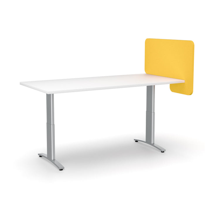 Acoustic Desk Divider 540mm x 800mm, Choice of Colours Yellow BVADORIGINAL0408YY