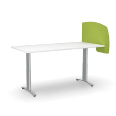 Acoustic Desk Divider Curve 540mm x 800mm, Choice of Colours Apple Green BVADCURVE0408AG