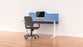 Acoustic Desk Modesty Screen Milford 600mm x 1200mm, Privacy Screen, Choice of Colours Sky Blue BVASMMILFORD0612SB