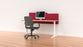 Acoustic Desk Modesty Screen Milford 600mm x 1200mm, Privacy Screen, Choice of Colours Wine BVASMMILFORD0612WI