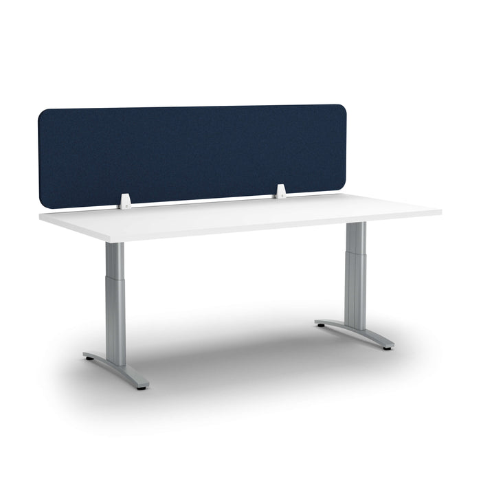 Acoustic Desk Screen 1200mm Wide x 400mm High - Choice of Colours Blackish Blue BVAS0412-BB