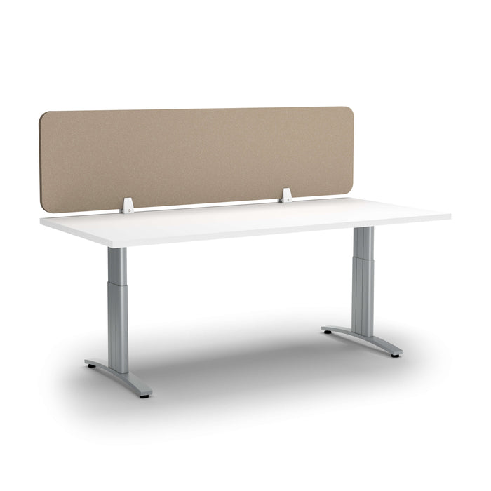 Acoustic Desk Screen 1200mm Wide x 400mm High - Choice of Colours Dark Camel BVAS0412-DC