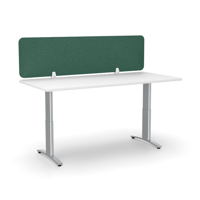 Acoustic Desk Screen 1200mm Wide x 400mm High - Choice of Colours Forest Green BVAS0412-FG