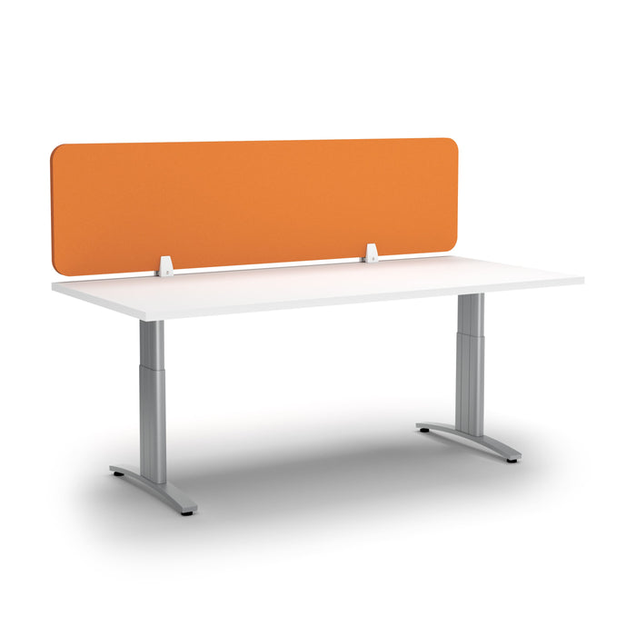 Acoustic Desk Screen 1200mm Wide x 400mm High - Choice of Colours Orange BVAS0412-O