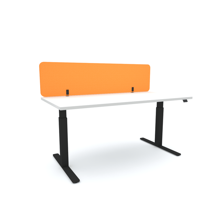 Acoustic Desk Screen, 1200mm x 24mm x 400mm, Choice of Colours