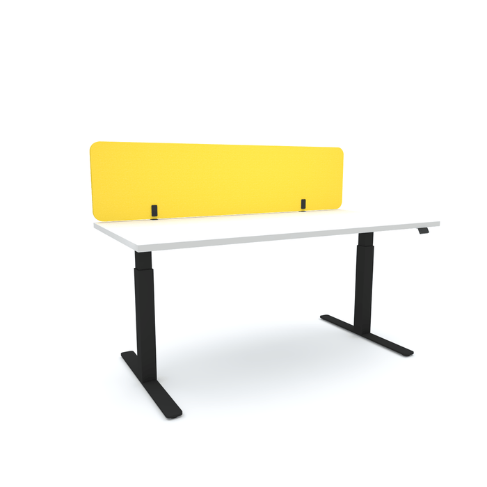 Acoustic Desk Screen, 1200mm x 24mm x 400mm, Choice of Colours