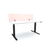Acoustic Desk Screen, 1200mm x 24mm x 400mm, Choice of Colours Blush Pink BVAS240412BP