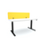 Acoustic Desk Screen, 1200mm x 24mm x 400mm, Choice of Colours Yellow BVAS240412YY