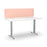 Acoustic Desk Screen 1500mm Wide x 400mm High - Choice of Colours Blush Pink BVAS0415BP