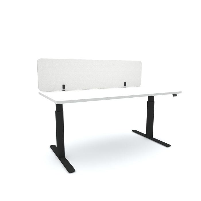 Acoustic Desk Screen, 1500mm x 24mm x 400mm, Choice of Colours