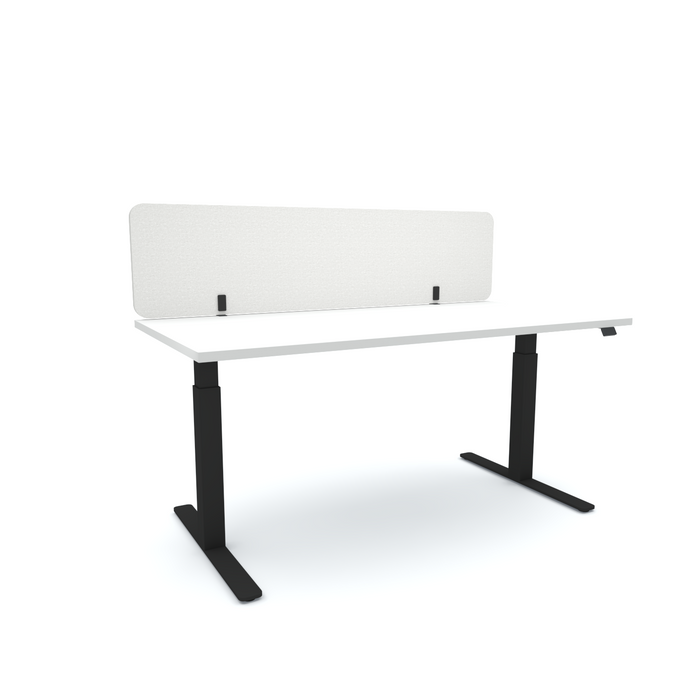 Acoustic Desk Screen, 1500mm x 24mm x 400mm, Choice of Colours Linen BVAS240415LN