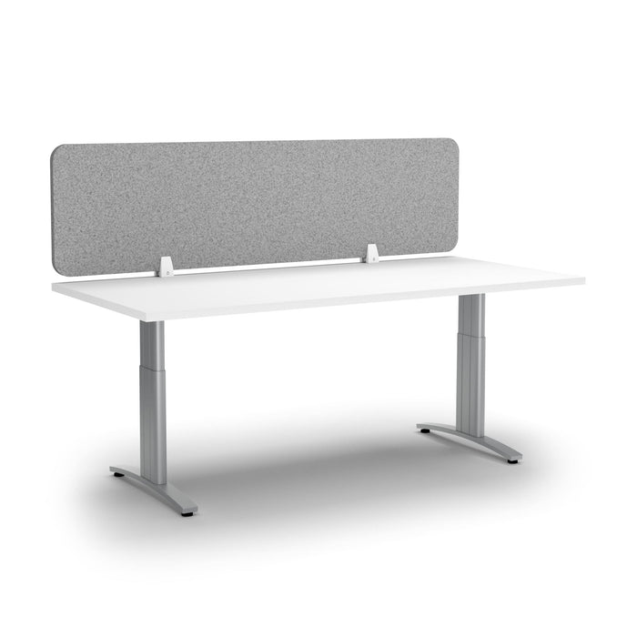 Acoustic Desk Screen 1800mm Wide x 400mm High - Choice of Colours Light Grey BVAS0418-LG