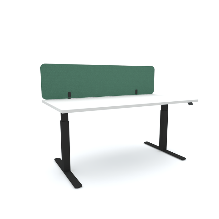 Acoustic Desk Screen, 1800mm x 24mm x 400mm, Choice of Colours