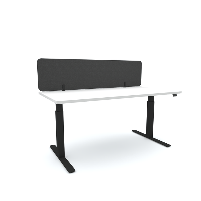 Acoustic Desk Screen, 1800mm x 24mm x 400mm, Choice of Colours