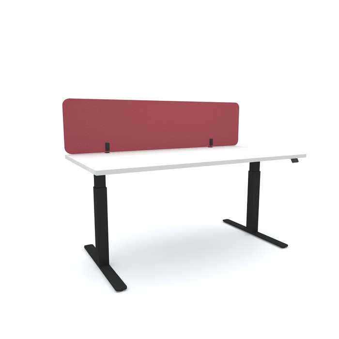 Acoustic Desk Screen, 1800mm x 24mm x 400mm, Choice of Colours